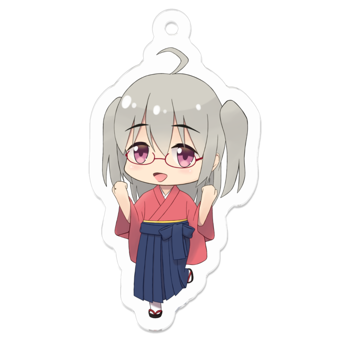 アクリルキーホルダー(コーティング) - 50 x 50 (mm)