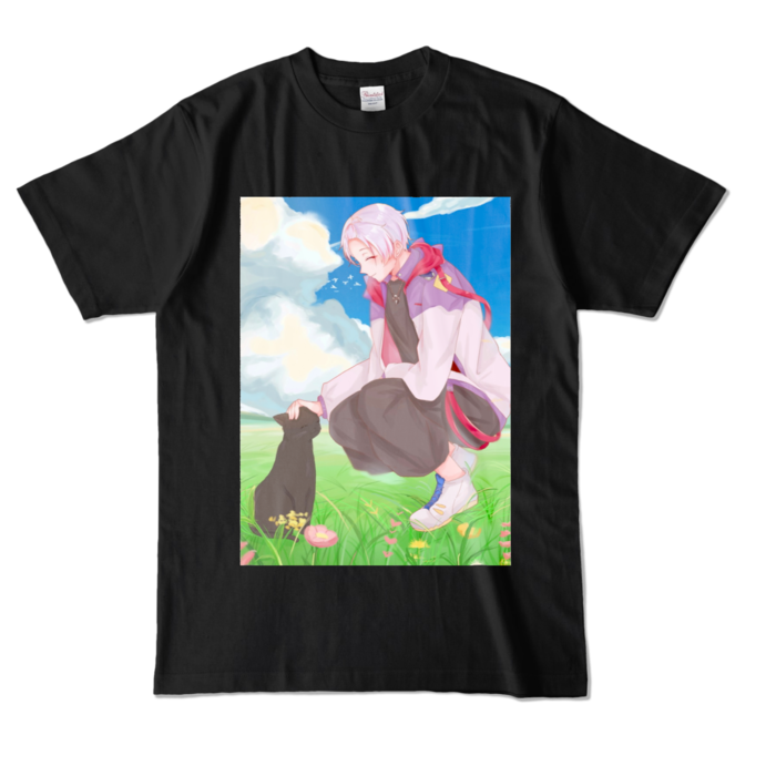 カラーTシャツ - L - ブラック (濃色)