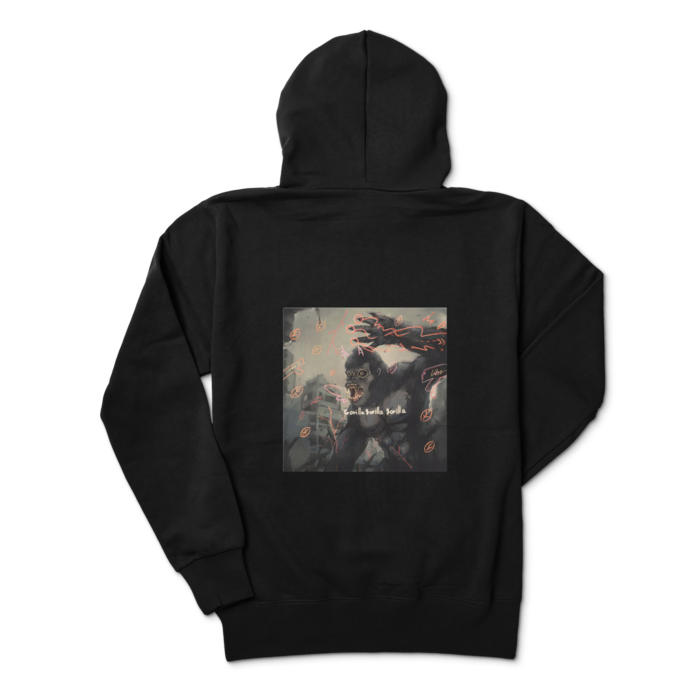 ジップパーカー - M - ブラック