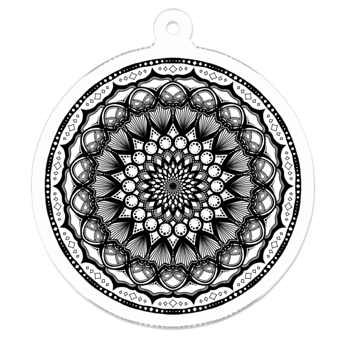 アクリルキーホルダー - 50 x 50 (mm)