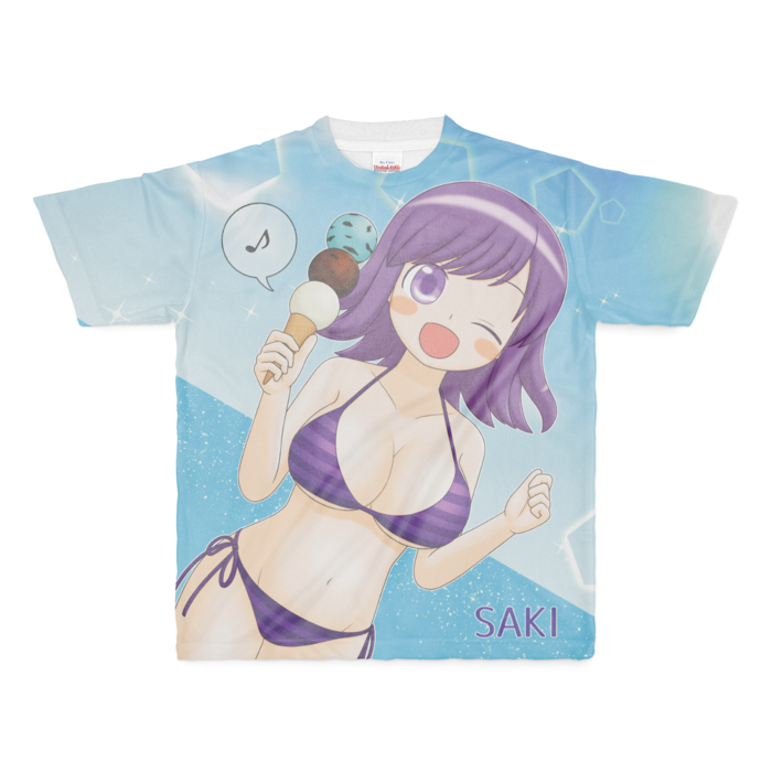 フルグラフィックTシャツ - M - 両面印刷