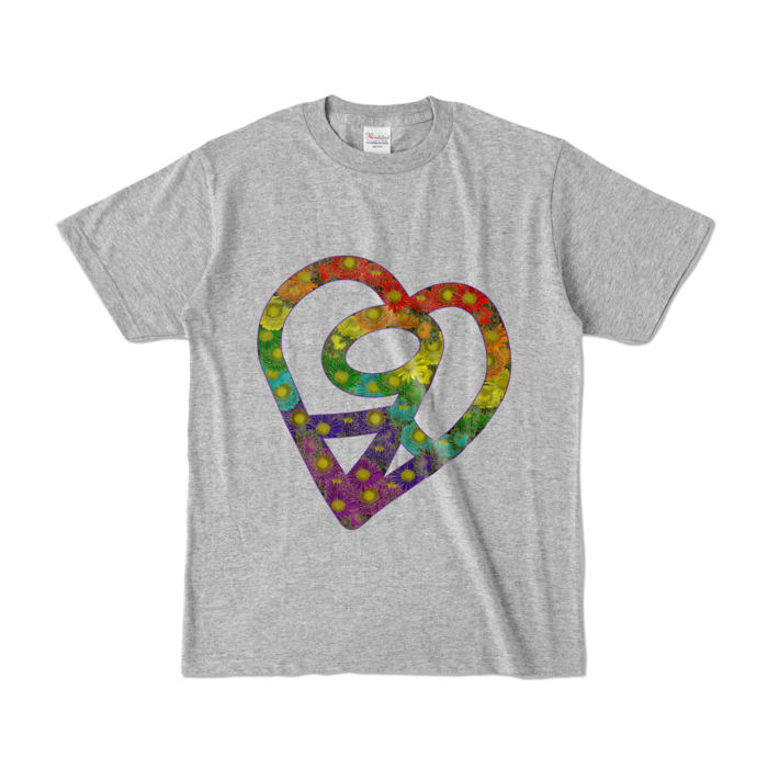 カラーTシャツ - S - 杢グレー (濃色)