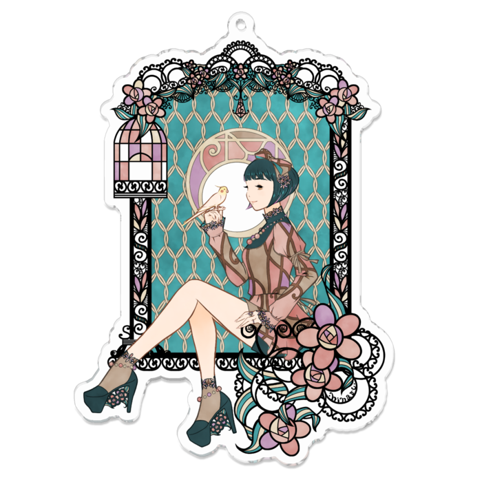 アクリルキーホルダー - 100 x 100 (mm)