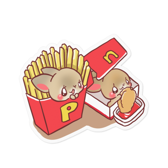 ステッカー - 100 x 100 (mm)