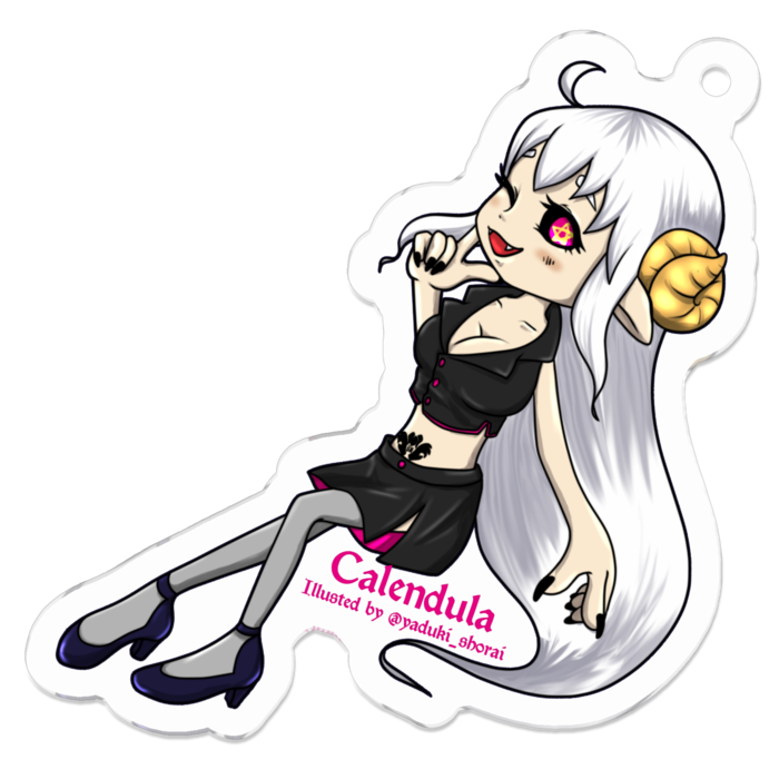 アクリルキーホルダー（コーティング） - 50 x 50 (mm)