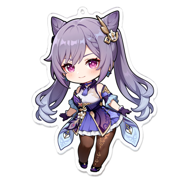 アクリルキーホルダー - 100 x 100 (mm)