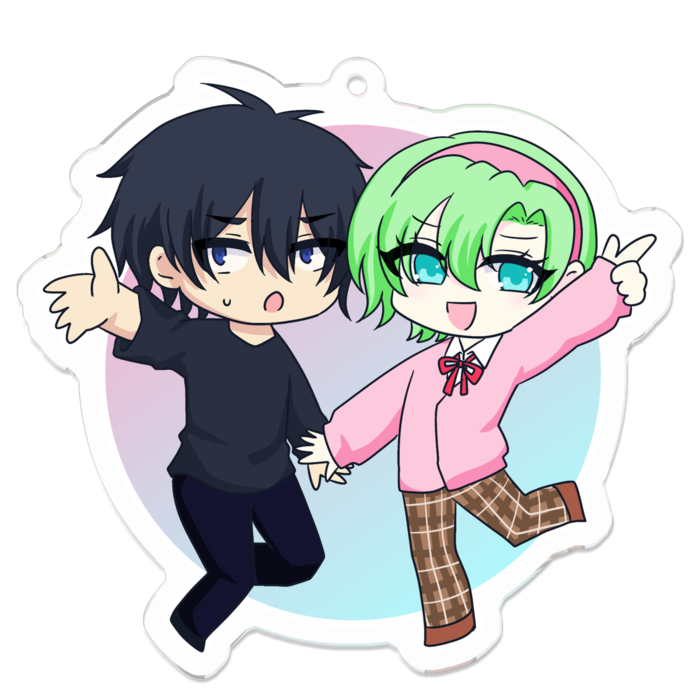 アクリルキーホルダー - 70 x 70 (mm)