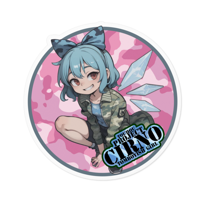 ステッカー - 100 x 100 (mm)