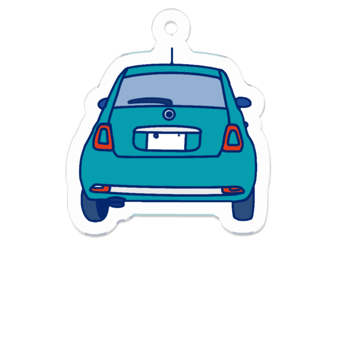 アクリルキーホルダー - 50 x 50 (mm)