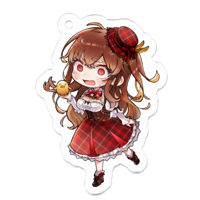 アクリルキーホルダー - 50 x 50 (mm)