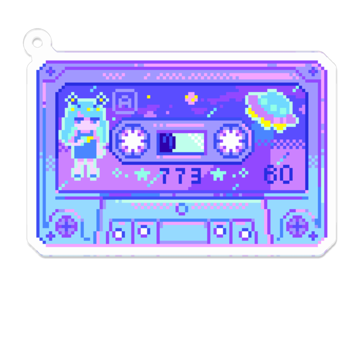 アクリルキーホルダー - 70 x 70 (mm)