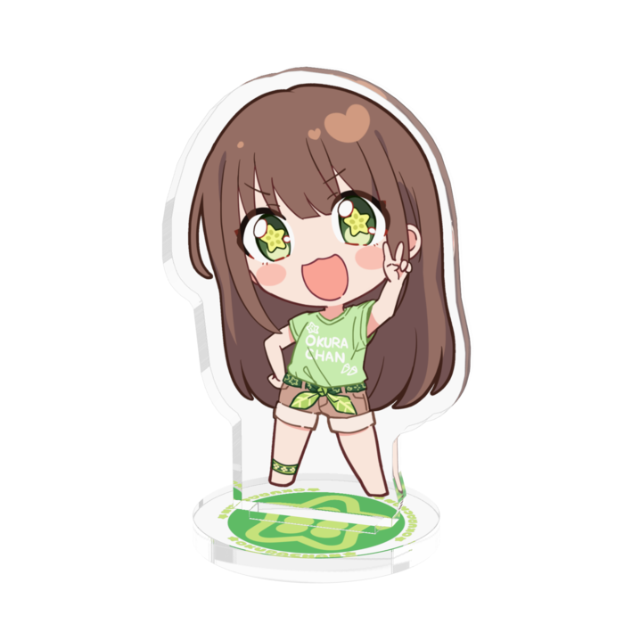JSおくらちゃん - 50x50mm