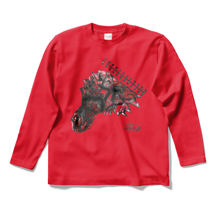 ロングスリーブTシャツ - S - レッド