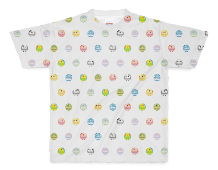 フルグラフィックTシャツ - M - 正面印刷のみ