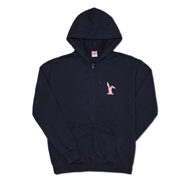 ジップパーカー - XL - ネイビー