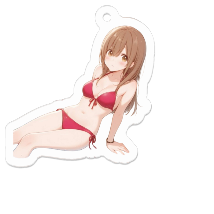 アクリルキーホルダー - 50 x 50 (mm)