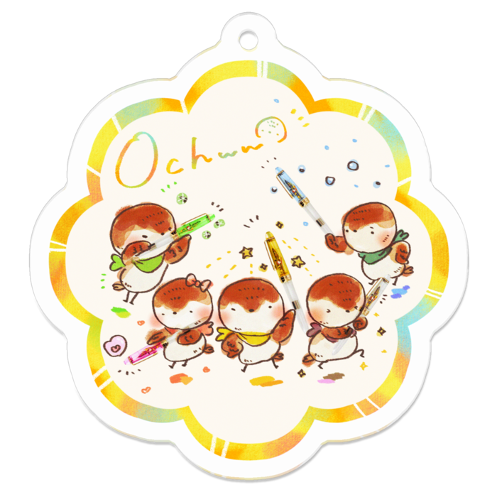 アクリルキーホルダー - 50 x 50 (mm)
