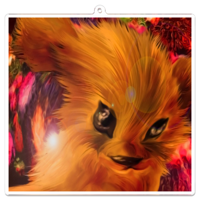 アクリルキーホルダー - 100 x 100 (mm)