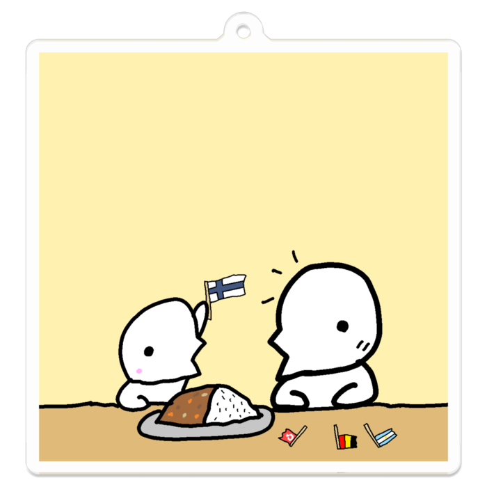 お子様ランチの旗 - 70 x 70 (mm)(4)