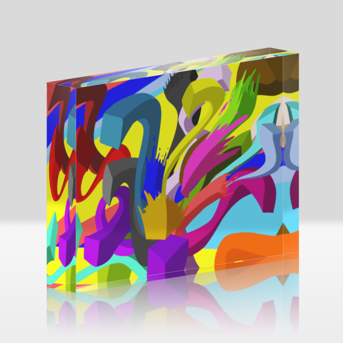 アクリルブロック - 148x100mm
