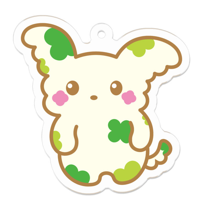 アクリルキーホルダー（コーティング） - 50 x 50 (mm)