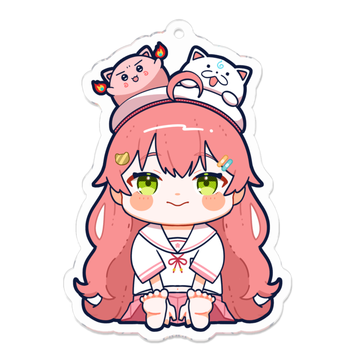 アクリルキーホルダー - 70 x 70 (mm)