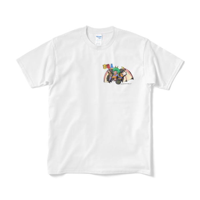 Tシャツ（プリント小） - M - ホワイト(1)