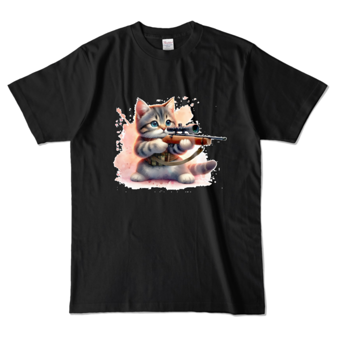 カラーTシャツ - L - ブラック (濃色)