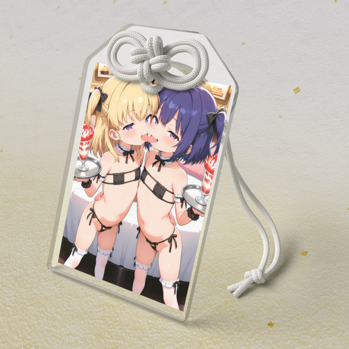 アクリルお守り - 50 × 80mm