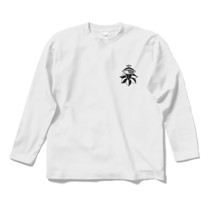 ロングスリーブTシャツ(文字色イエロー) - S - ホワイト