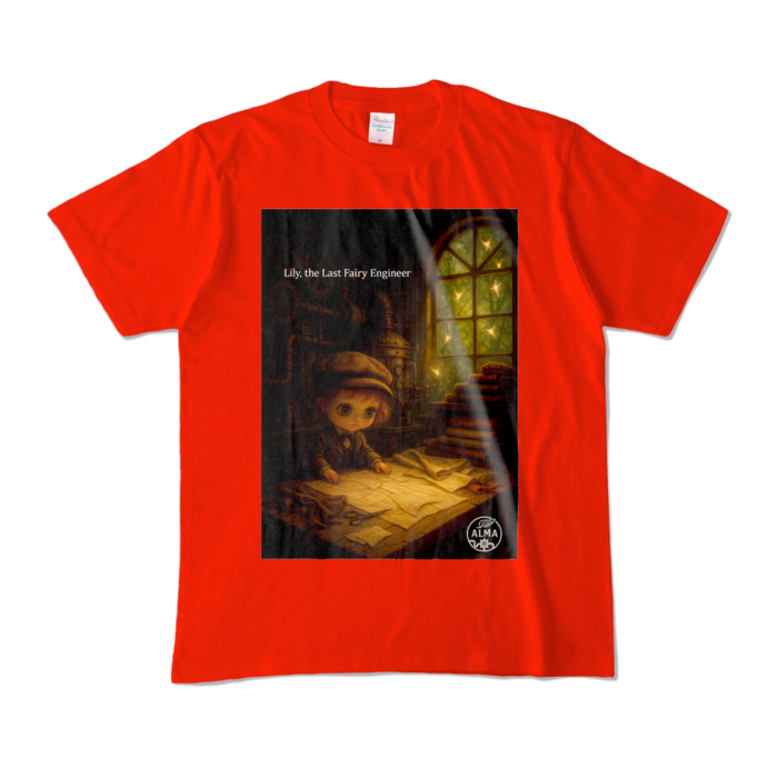 カラーTシャツ - M - レッド (濃色)
