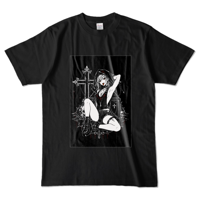 カラーTシャツ - L - ブラック (濃色)