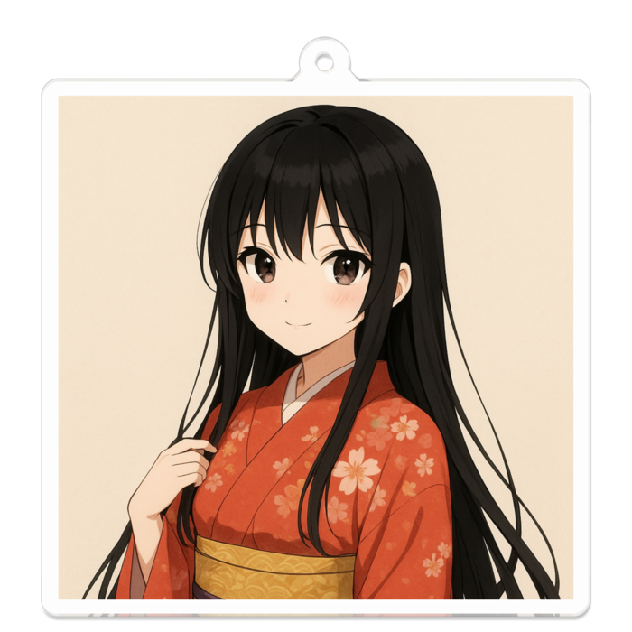 アクリルキーホルダー - 70 x 70 (mm)