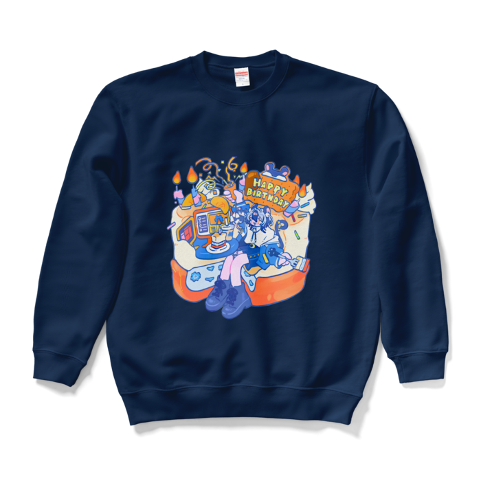 スウェット - L - ネイビー