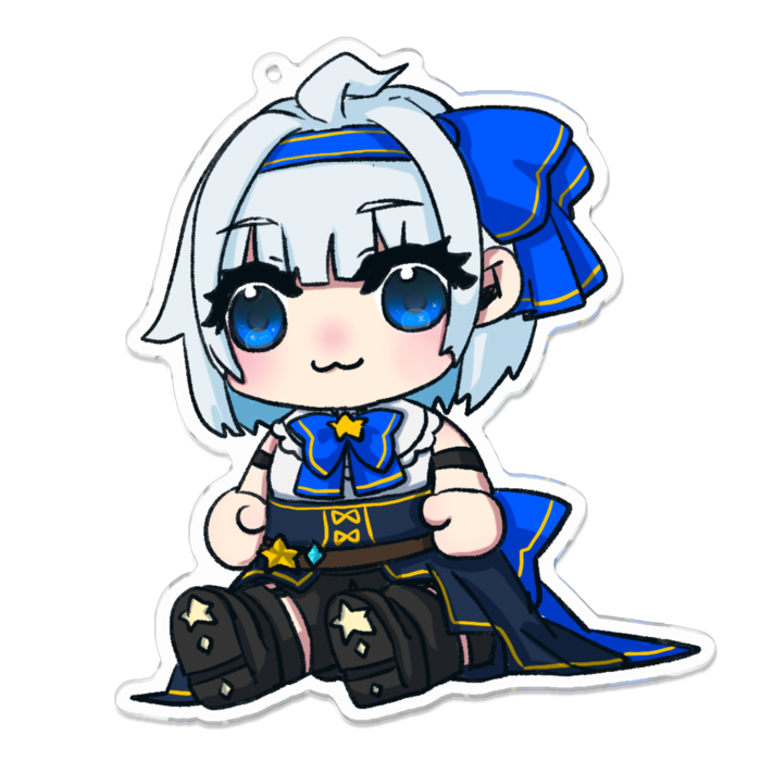 アクリルキーホルダー（コーティング） - 100 x 100 (mm)