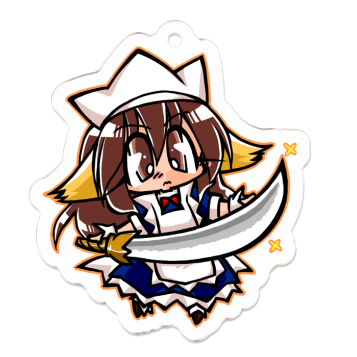 アクリルキーホルダー - 50 x 50 (mm)