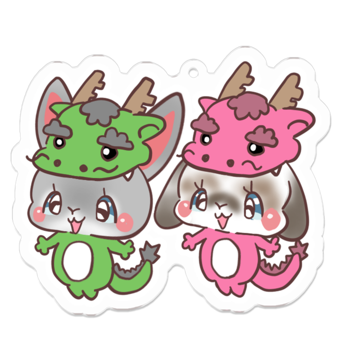 アクリルキーホルダー - 70 x 70 (mm)