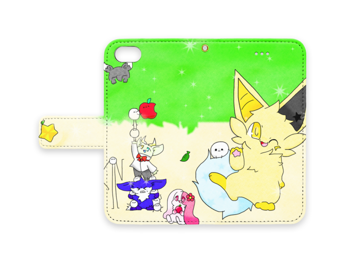 手帳型iPhoneケース - iPhone 7 - ストラップ穴 あり