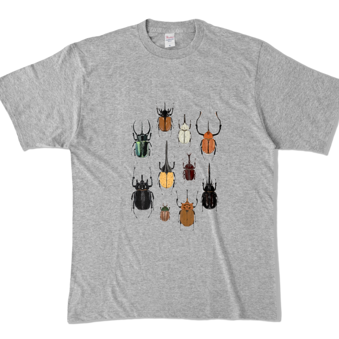 カラーTシャツ - XL - 杢グレー (濃色)