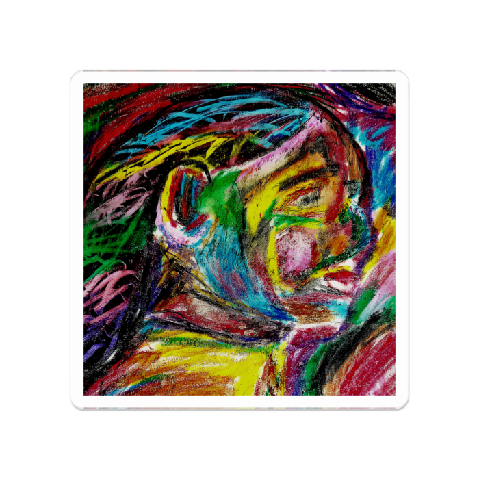 アクリルバッジ - 50 x 50 (mm)