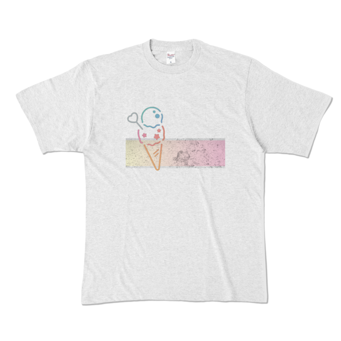 カラーTシャツ - XL - アッシュ (淡色)