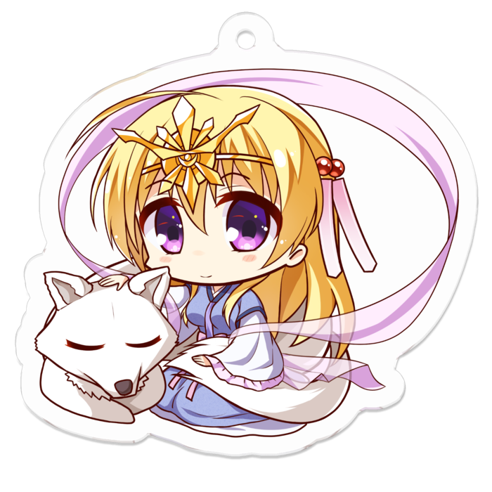 アクリルキーホルダー - 50 x 50 (mm)