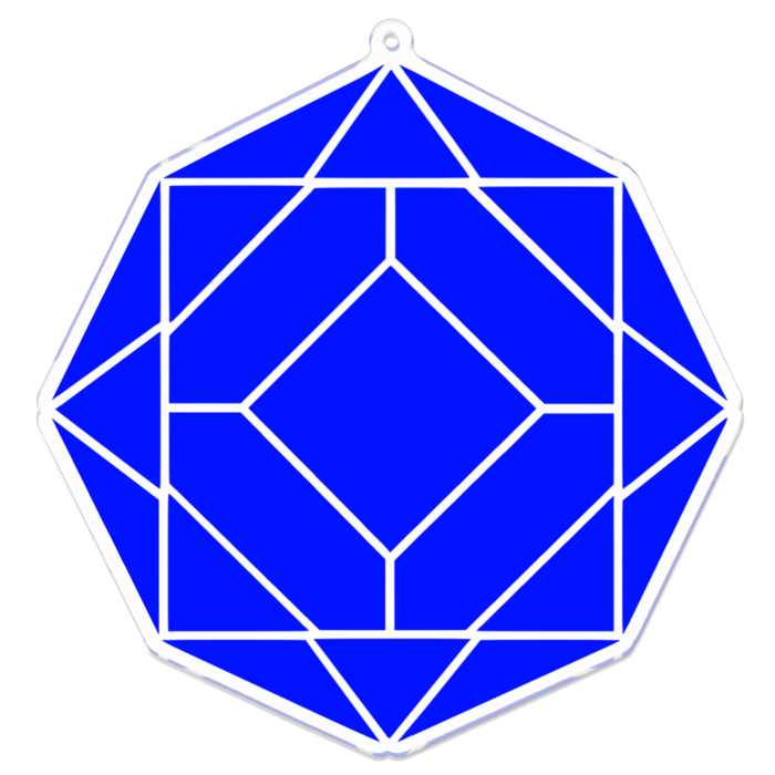 アクリルキーホルダー - 100 x 100 (mm)