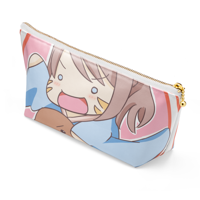 ポーチ - 長さ21.5cm / 高さ10cm - ホワイト