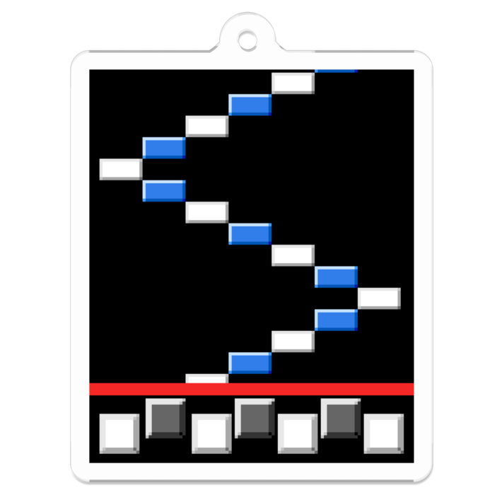 アクリルキーホルダー - 50 x 50 (mm)