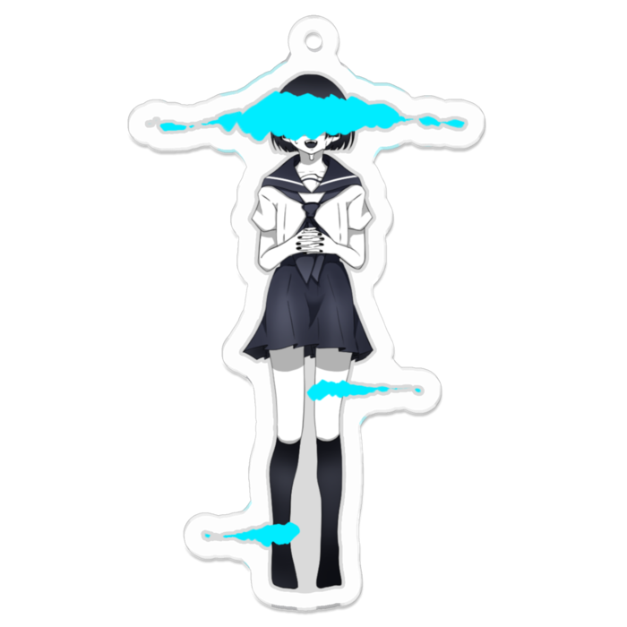 アクリルキーホルダー（コーティング） - 70 x 70 (mm)