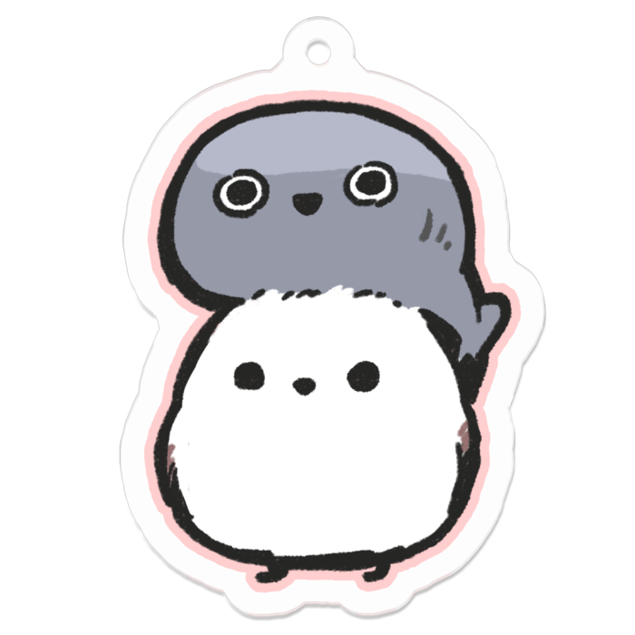 アクリルキーホルダー（コーティング） - 50 x 50 (mm)