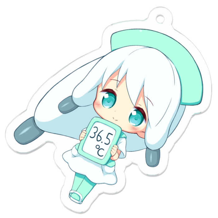 アクリルキーホルダー - 50 x 50 (mm)