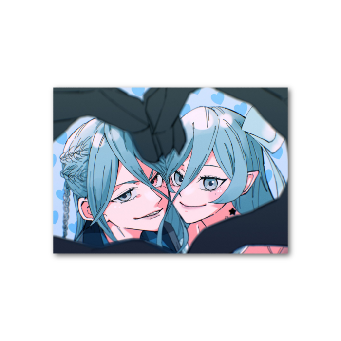 フォト風カード - 横 - 片面