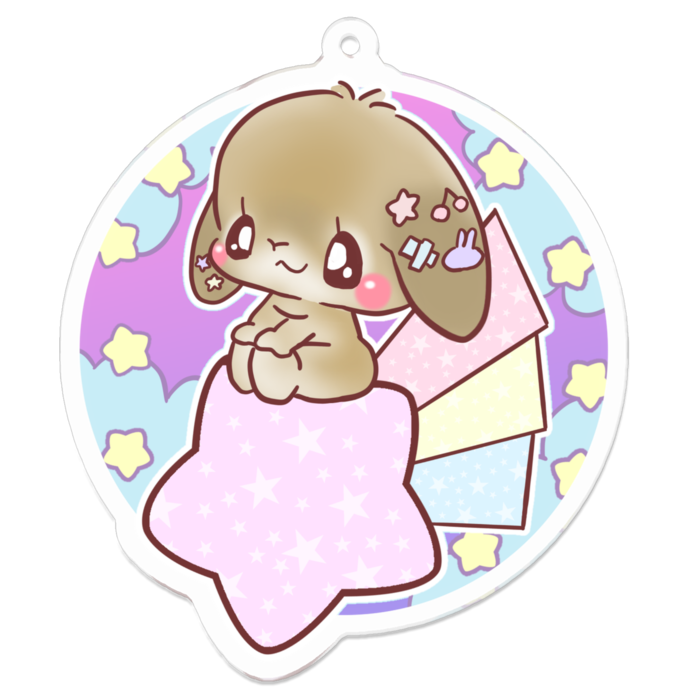 アクリルキーホルダー - 70 x 70 (mm)